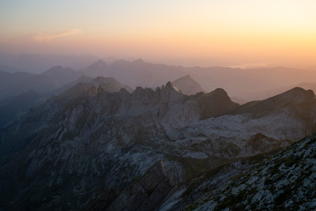 Sonnenuntergang im Alpstein